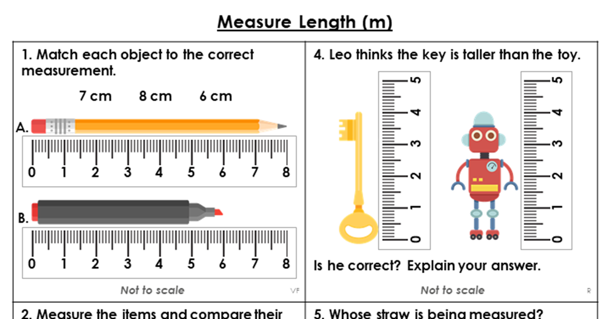 Year 2 Measure Length (m) Lesson - Classroom Secrets | Classroom Secrets