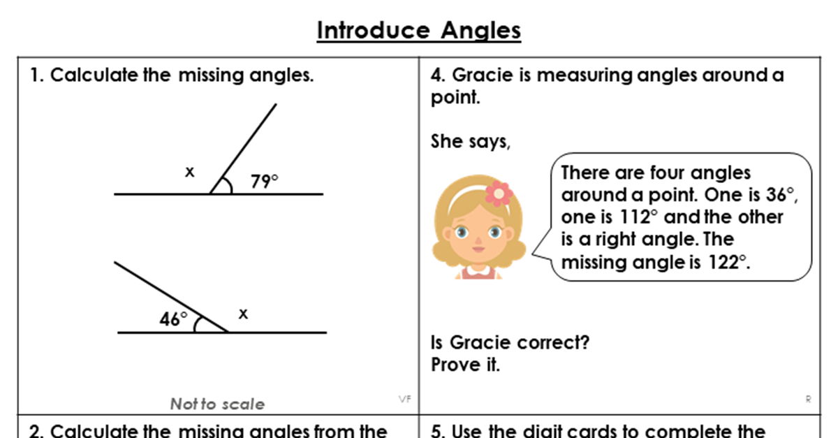 year 6 angles problem solving