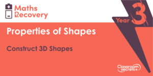 Construct 3D Shapes Maths Recovery