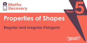 Regular and Irregular Polygons Maths Recovery