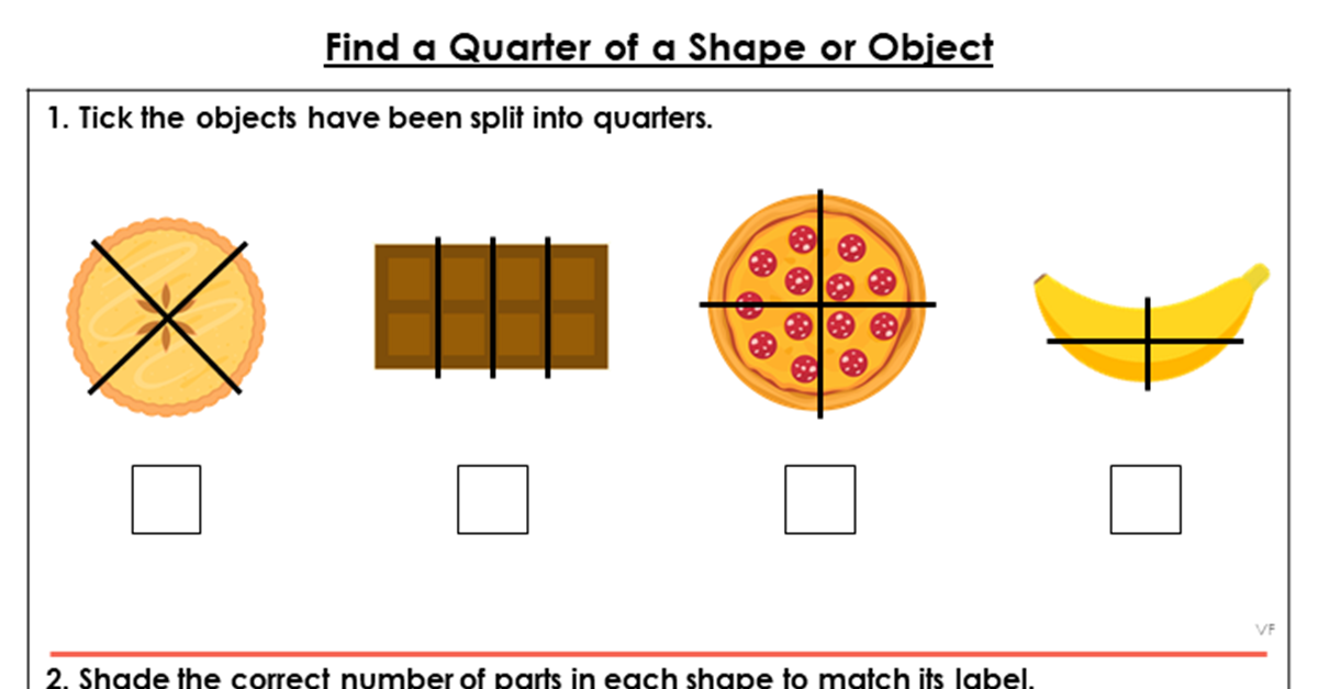 year-1-find-a-quarter-of-a-shape-or-object-lesson-classroom-secrets