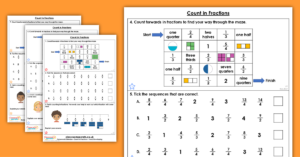 Count in Fractions Homework Extension