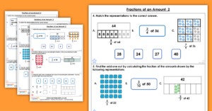 Fractions of an Amount 2 Homework Extension