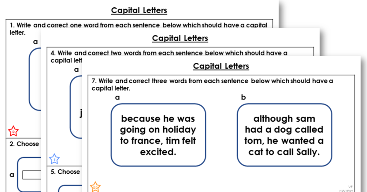 assignment capital letters