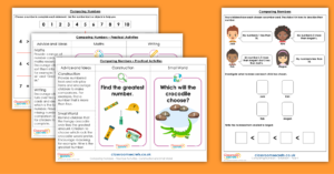 Comparing Numbers Activity Pack