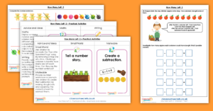 Addition and Subtraction Year 1 How Many Left 2 Activity Pack