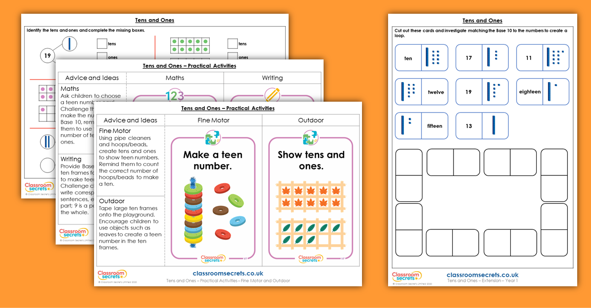 Tens and Ones Year 1 Resources