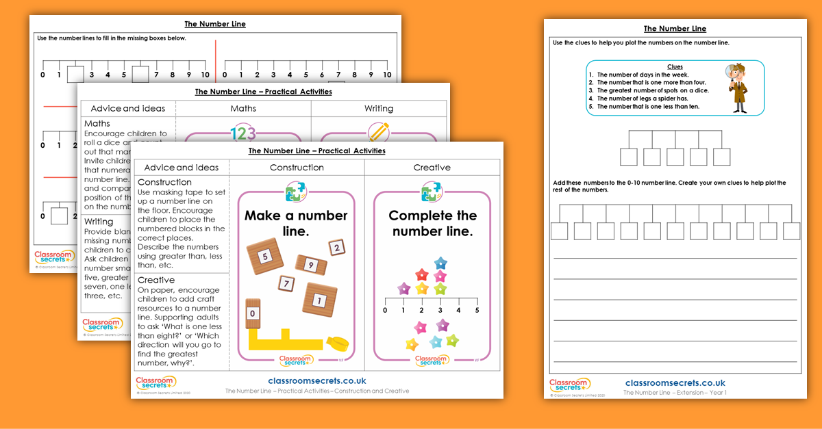 The Number Line Year 1 Resources