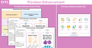 EYFS Practical Addition - Provision Enhancement