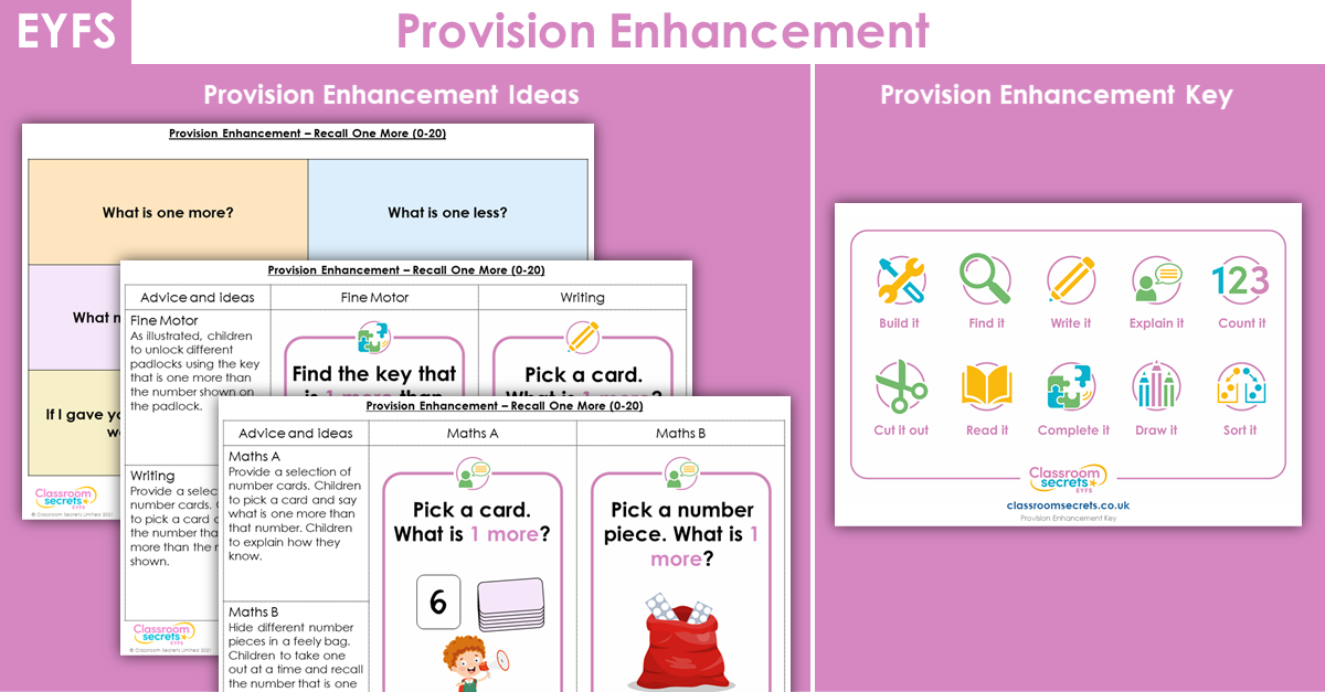 EYFS Recall One More 0-20 Provision Enhancement