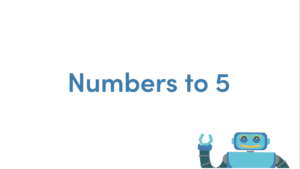 Numbers to 5 French Video Tutorial