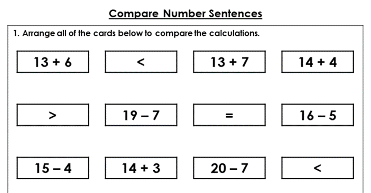 year-2-compare-number-sentences-lesson-classroom-secrets-classroom