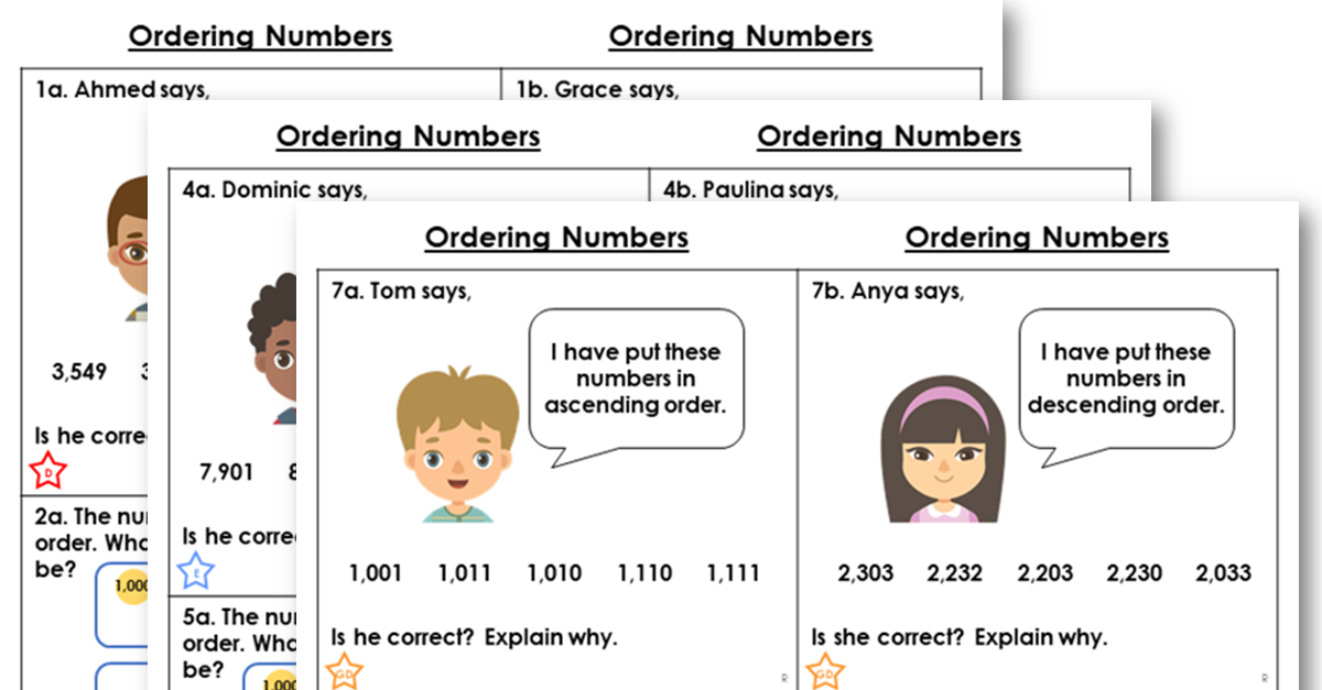 my homework lesson 4 order numbers