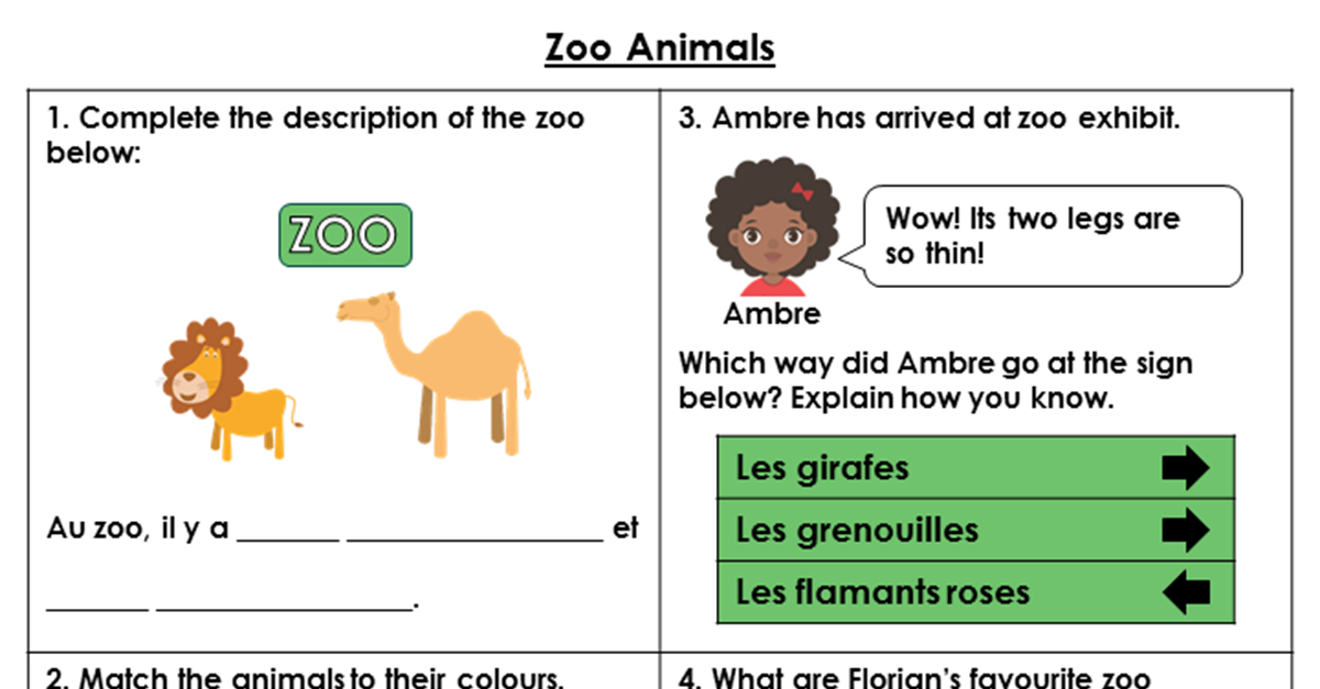 Zoo Animals Resource Pack