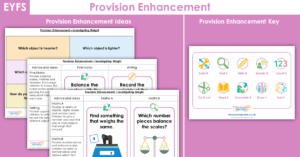 EYFS Investigating Weight Provision Enhancement