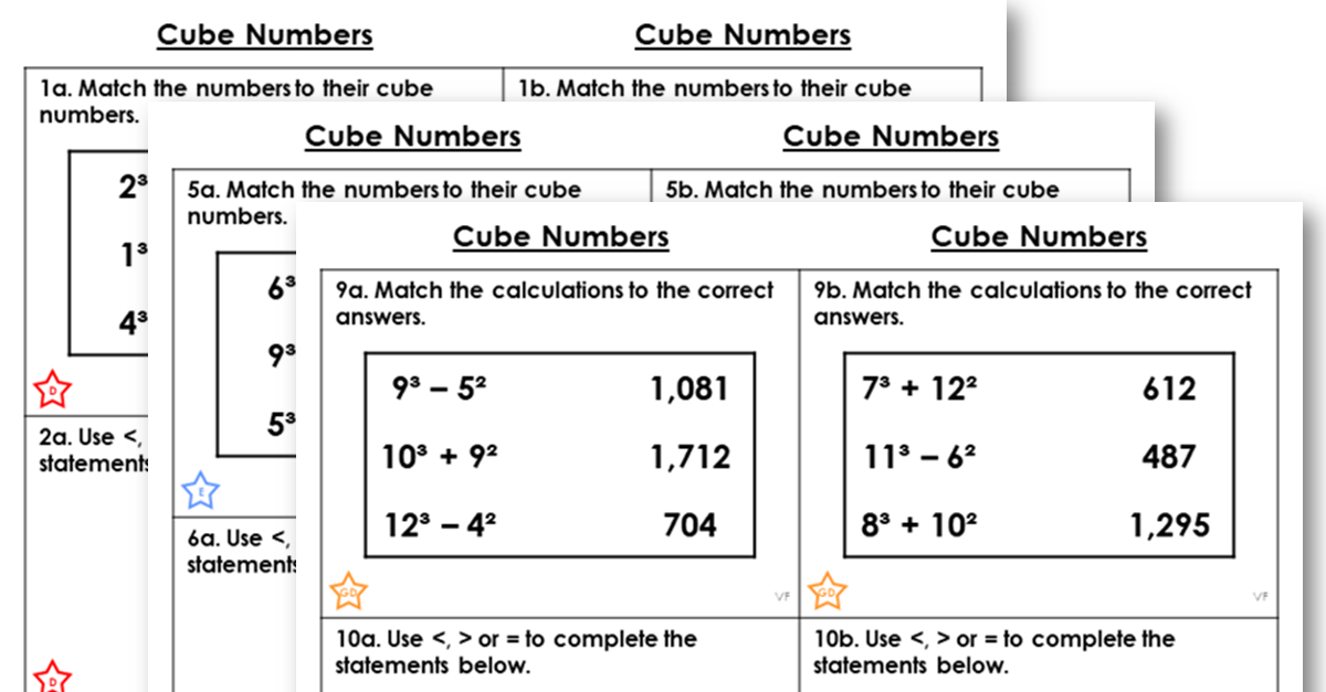 Year 5 Cube Numbers Lesson Classroom Secrets Classroom Secrets