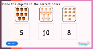 Matching Numbers to Quantities EYFS Activities