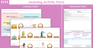 Recall One Less 0 to 20 Learning Activity