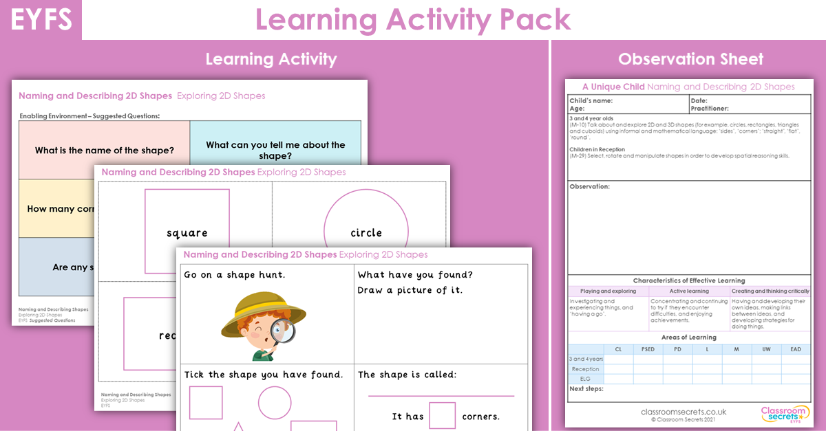 EYFS Using Time Language Learning Activity