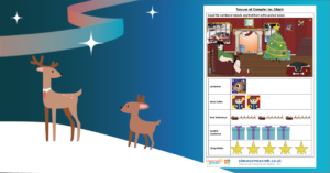KS1 French Christmas Count the Objects Activity