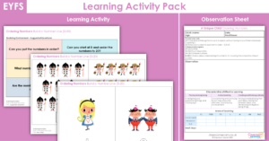 EYFS Build a Number Line 0-20 Learning Activity - Fairy Tales