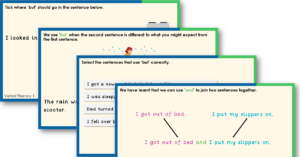 Year 1 Recognising and using 'but' Teaching PowerPoint