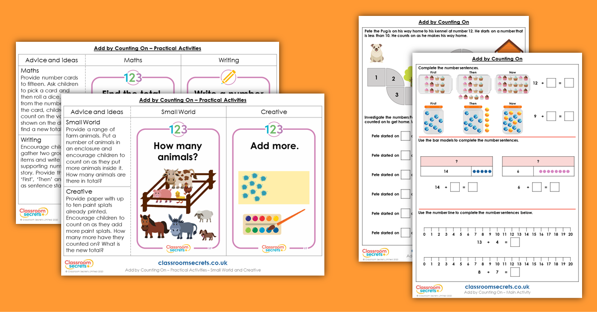 Add by Counting On Year 1 Resources