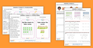 Year 1 Subtraction Crossing 10 Activity Pack