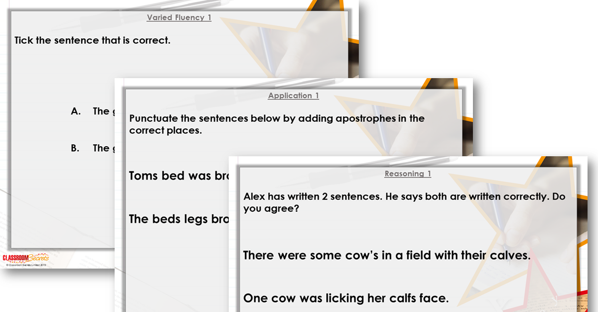 Year 2 Plural or Possessive? Teaching PowerPoint