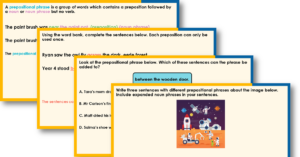 Year 3 Prepositional Phrases Teaching PowerPoint