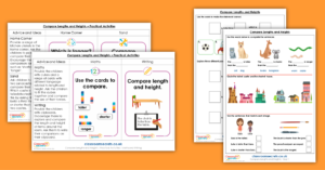 Compare Lengths and Heights Activity Pack