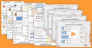 Find Three Quarters Year 2 Fractions Resource Pack