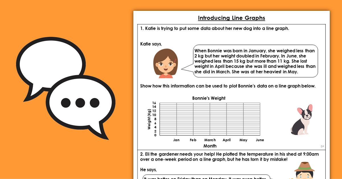 Introducing Line Graphs Year 4 Discussion Problems