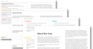 Year 6 Reading Skills - Ella of the Tree