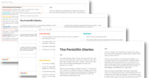 Year 6 Reading Skills - The Penicillin Diaries