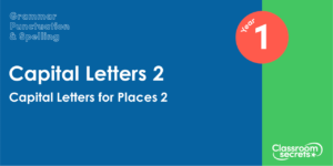 Year 1 Capital Letters for Places 2 Lesson