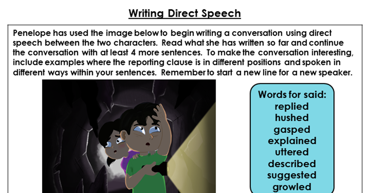 how to write speech year 3