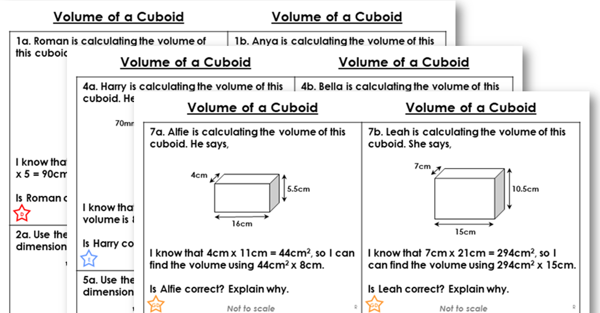 volume of cuboid problem solving