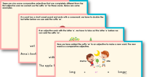 Year 2 Suffixes for Comparative Adjectives Teaching PowerPoint