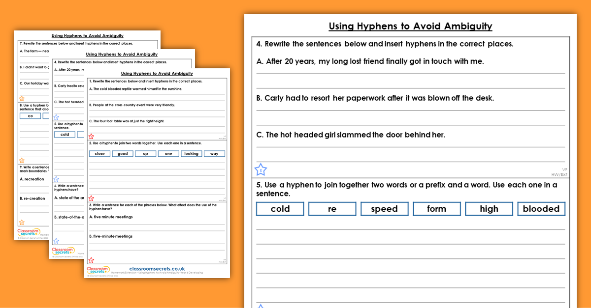 year-6-using-hyphens-to-avoid-ambiguity-homework-extension-suffixes-classroom-secrets