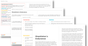 Year 6 Reading Skills - Shackleton's Endurance