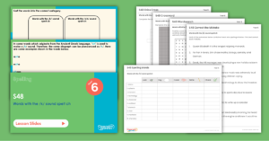 Year 6 Spelling Assessment Resources - S48 – Words with the /k/ sound spelt ch