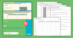 Year 6 Spelling Assessment Resources - S52 – Words with the /eɪ/ sound spelt ei, eigh, or ey