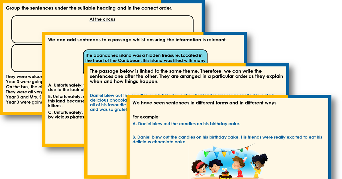 Free Year 3 Sequencing Sentences Teaching PowerPoint – Classroom ...