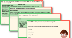 Year 6 Paragraphs in Non-Fiction Teaching PowerPoint