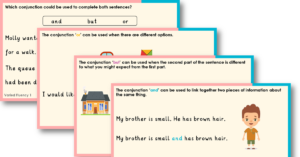 Year 2 Consolidating Conjunctions Teaching PowerPoint