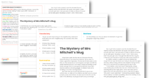 Year 5 Reading Skills - The Mystery of Mrs Mitchell's Mug