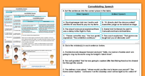 Year 4 Consolidating Speech Homework Extension Consolidation