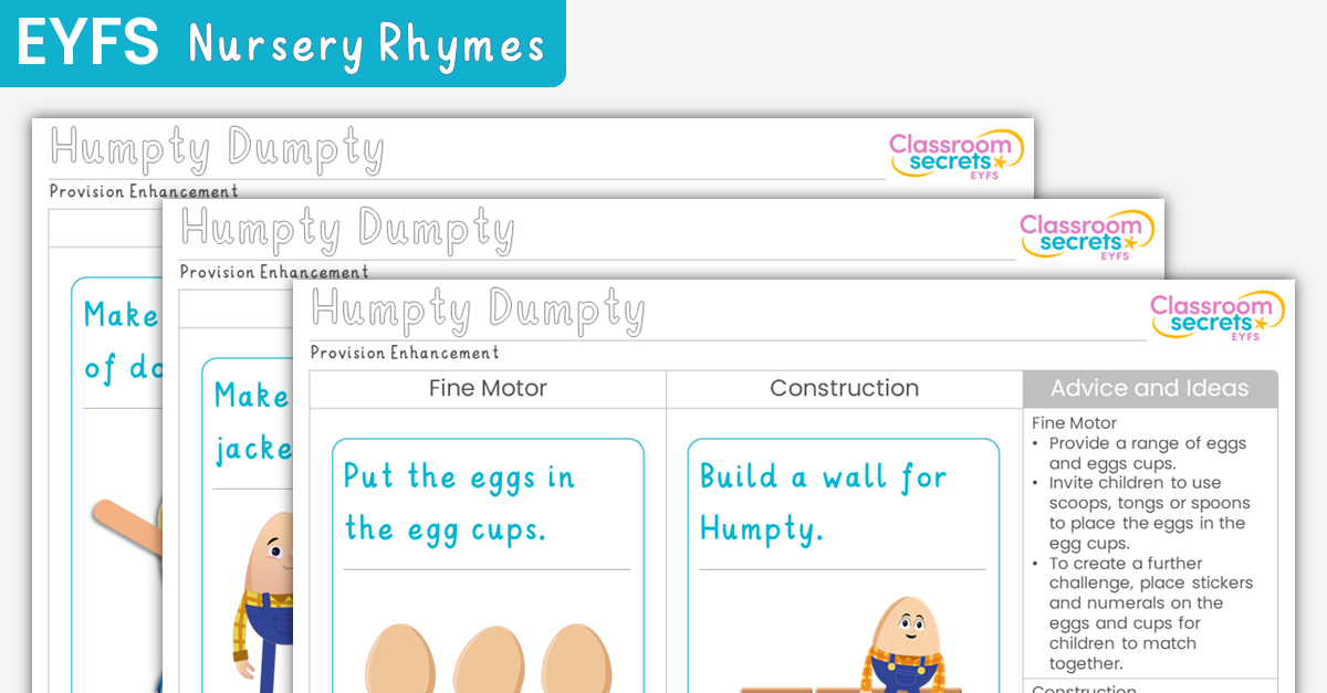 EYFS Humpty Dumpty Provision Enhancements