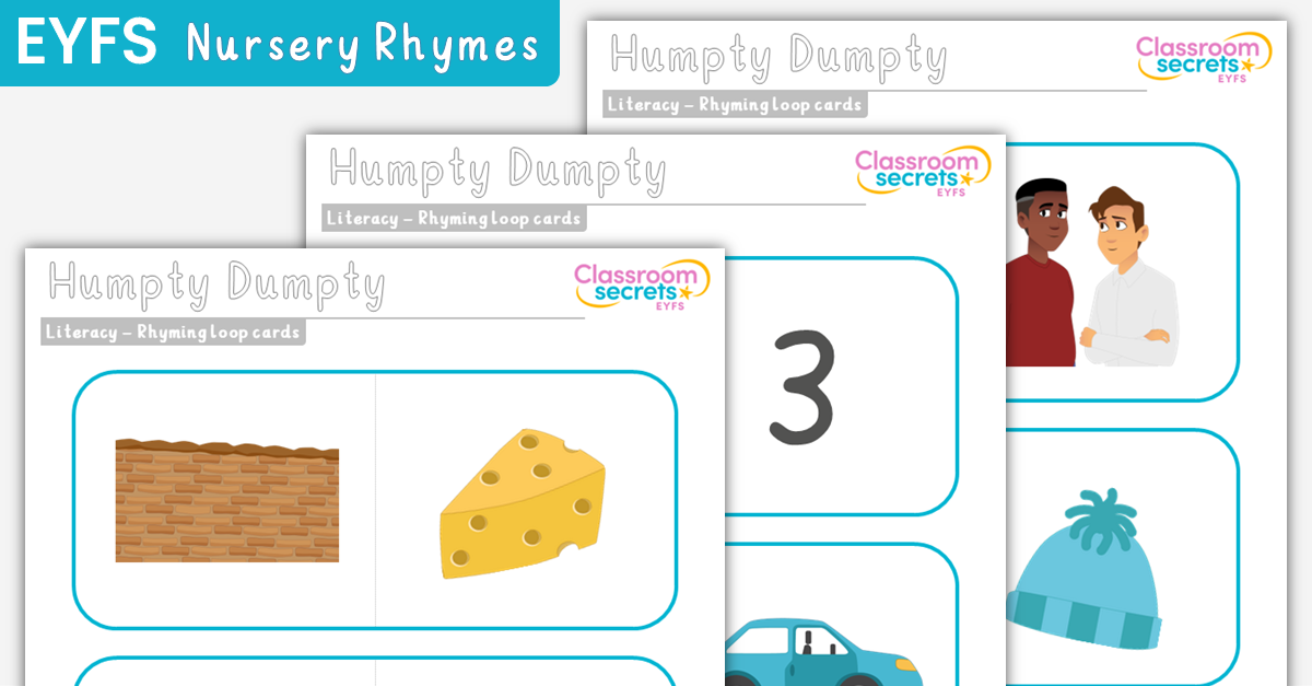 EYFS Humpty Dumpty Split Pin Character